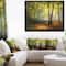 Designart - Summer Forest - Landscape Art Print Framed Canvas
